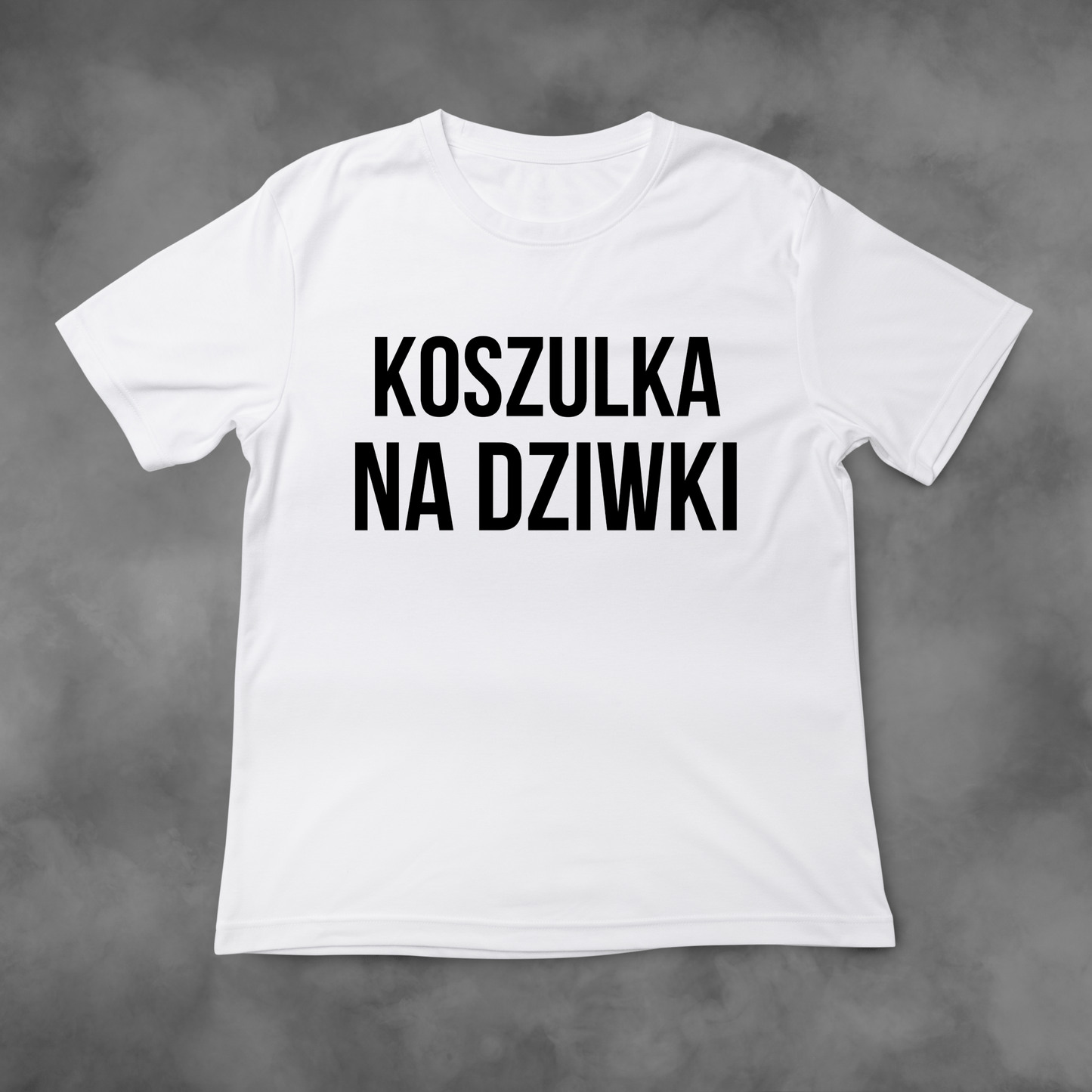 Biała koszulka z nadrukiem Koszulka Na Dziwki idealna na PREZENT - FUNNYWEAR