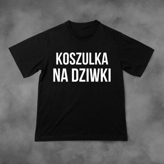 Biała koszulka z nadrukiem Koszulka Na Dziwki idealna na PREZENT - FUNNYWEAR