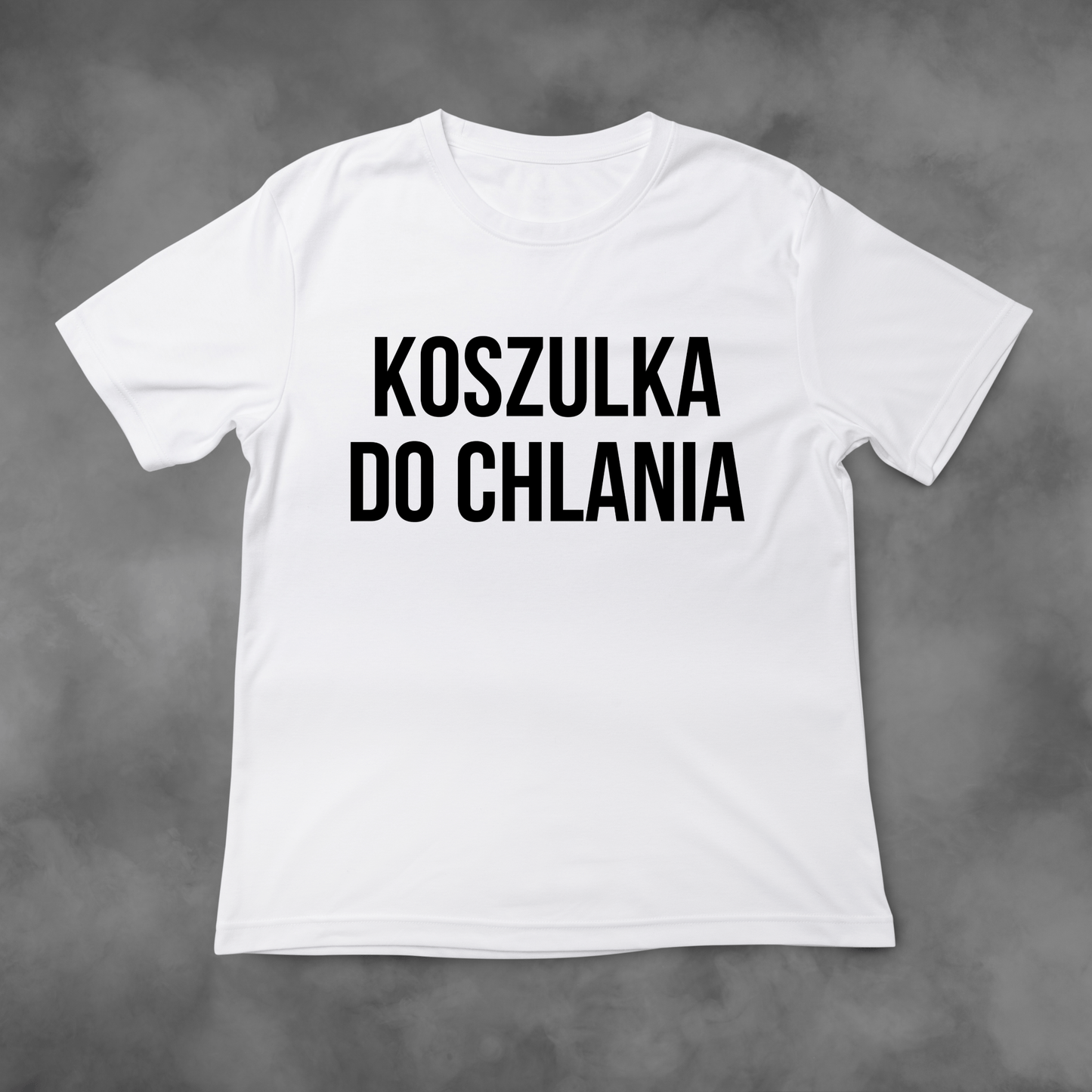 Biała koszulka z nadrukiem Koszulka Do Chlania idealna na PREZENT - FUNNYWEAR