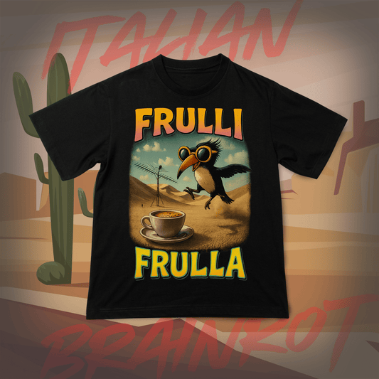 Koszulka z Nadrukiem FRULLI FRULLA Italian Tiktok Brainrot Na Prezent Urodziny Śmieszna - FUNNYWEAR