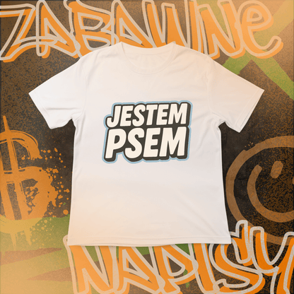 Koszulka z Nadrukiem JESTEM PSEM Zabawne Napisy Na Prezent Urodziny Śmieszna - FUNNYWEAR