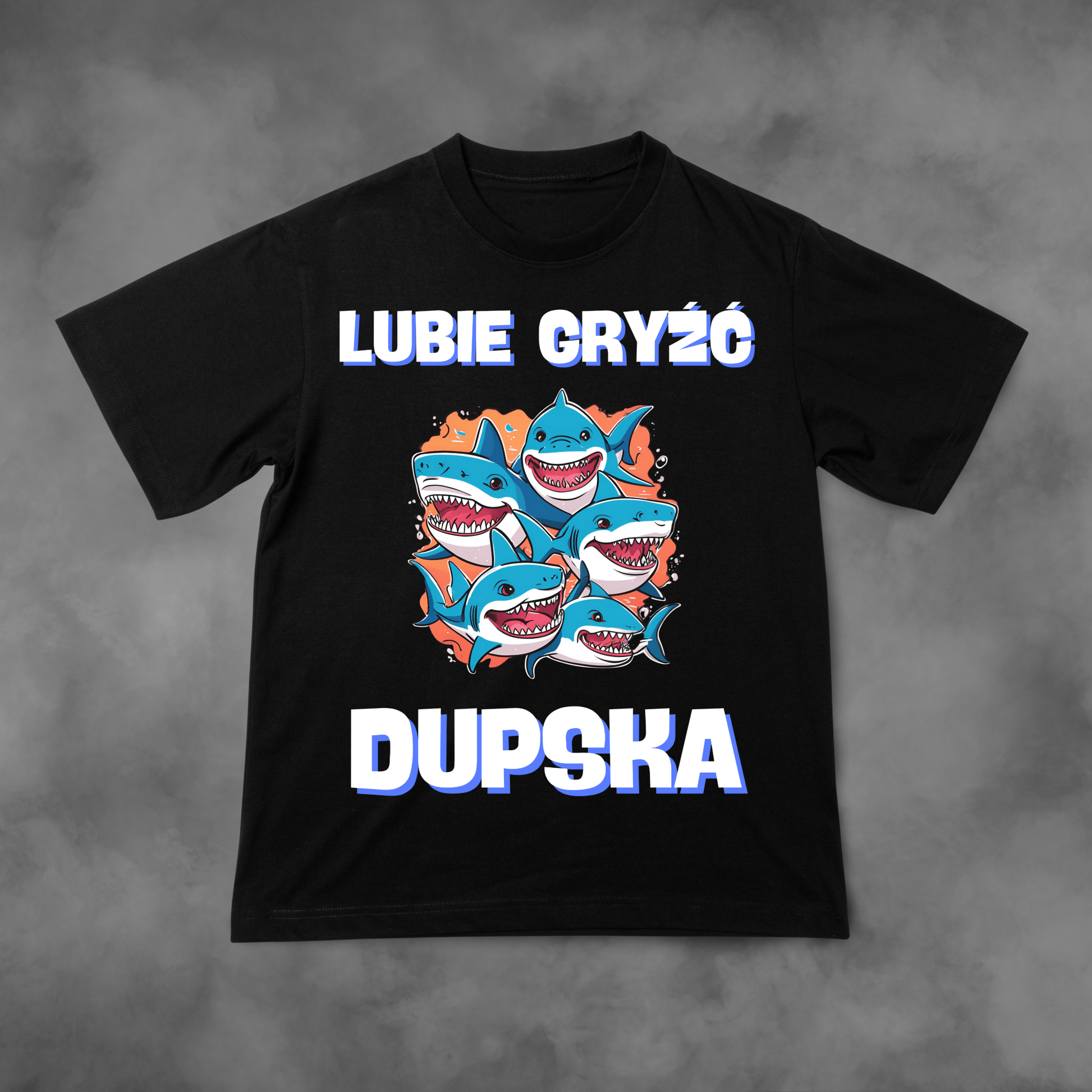 Koszulka z nadrukiem Lubie Gryźć Dupska idealna na PREZENT - FUNNYWEAR