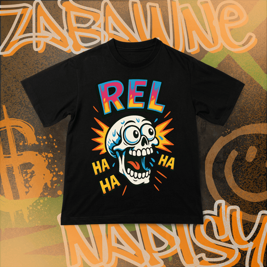 Koszulka z Nadrukiem REL DEADLY FUNNY Tiktok Mem Zabawne Napisy Na Prezent Urodziny Śmieszna - FUNNYWEAR